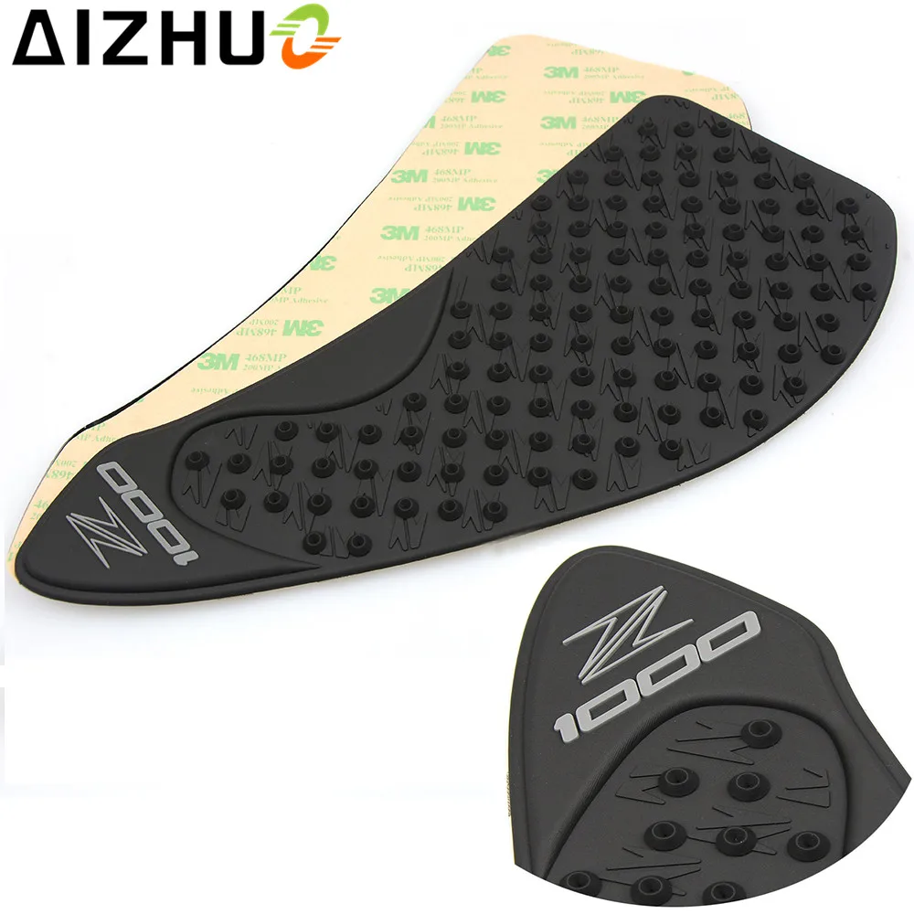 for kawasaki z1000 07-09 motorcycle Decorative Rubber oil tank Stickers with Z1000 LOGO motor anti-slip Gas tank stickers pads
