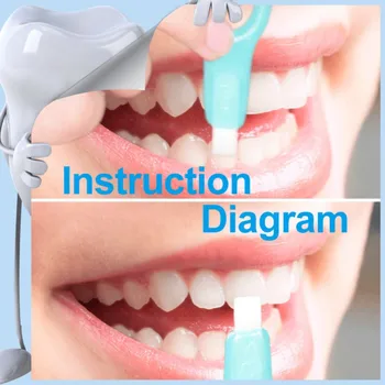 

Teeth Whitening Kit Teeth Cleaning Whitener Brush Stains Tartar Remover Teeth Cleaning Strips Oral Deep Clean Care Q1