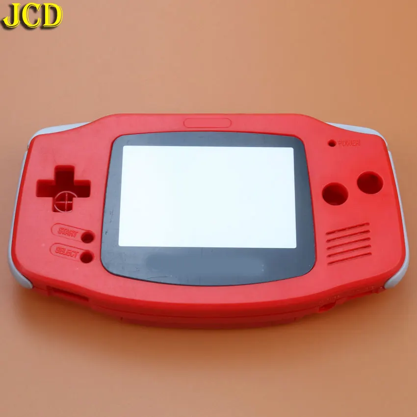 JCD 1 шт. пластиковая оболочка Крышка для игровая приставка GBA корпус Оболочка Чехол+ защита экрана объектива+ наклейка этикетка для Gameboy Advance