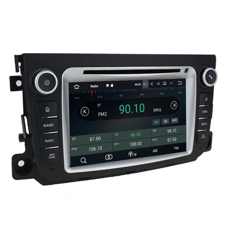 1024*600 Quad Core Android 7.12 Car DVD GPS player FOR BENZ SMART 2010-2014 Cortex A9 1.6GHz car audio car multimedia car stereo