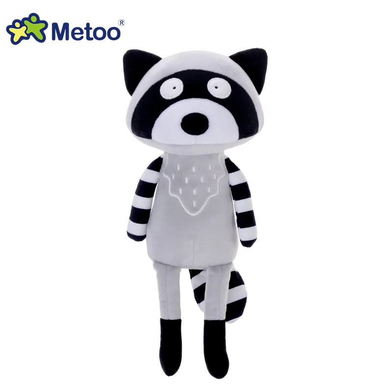 Кукла Metoo, мягкие плюшевые игрушки, мягкие животные для девочек, детские милые Мультяшные лисы коала для детей, мальчиков, детей, подарок на Рождество, день рождения - Цвет: Black