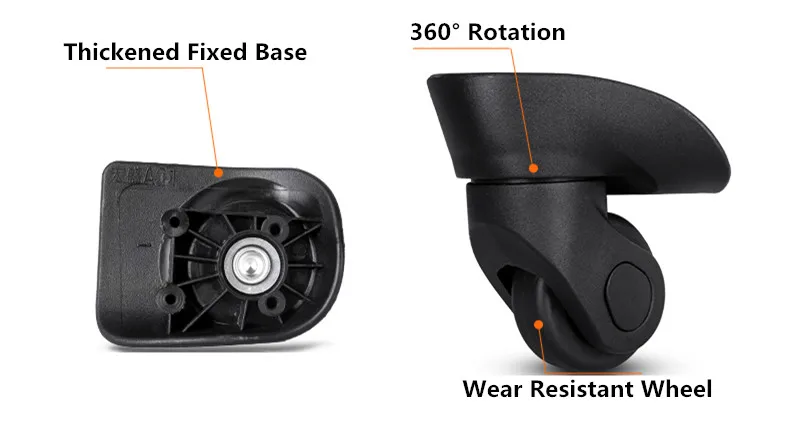 Вращающиеся колеса замена, колеса для чемоданов, замена Чемодан колеса A21