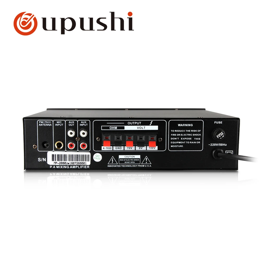 Bluetooth усилитель Oupushi 60 Вт 80 мини aduio цифровой стереозвук с usb sd пультом