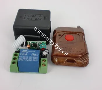 

10pcs DC 12V 10A Single Channel Wireless RF Remote Control Switch Receiver&Transmitter control switch