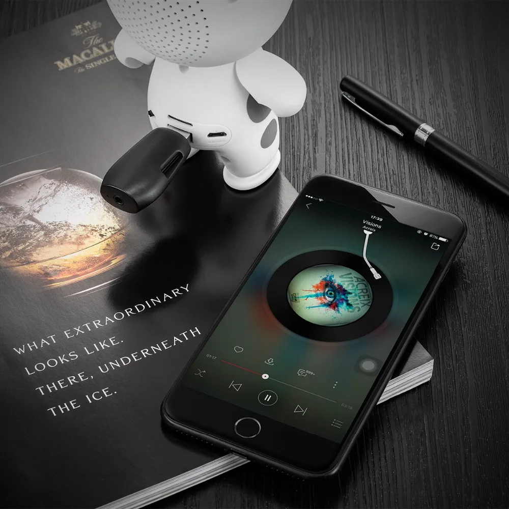 Автомобильный Bluetooth аудиоприемник Tancredy с микрофоном автомобильный комплект