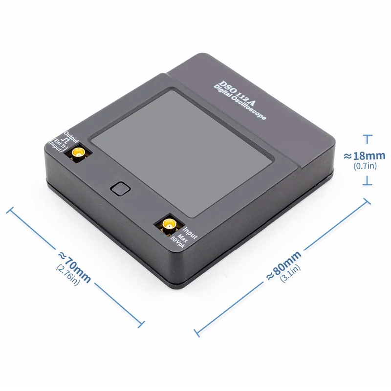 1 комплект Dso112A Tft Мини цифровой осциллограф контактный экран Портативный Usb осциллограф интерфейс 2 МГц 5Msps