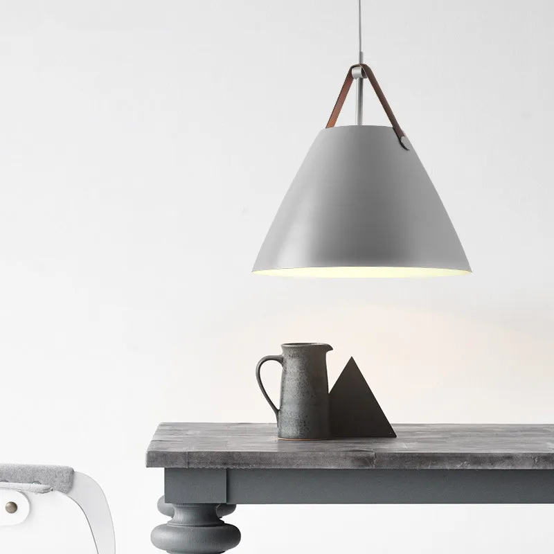 Современный конический Белый светодиодный подвесной светильник для кухни, столовой, гостиной, подвесной светильник, подвесной светильник