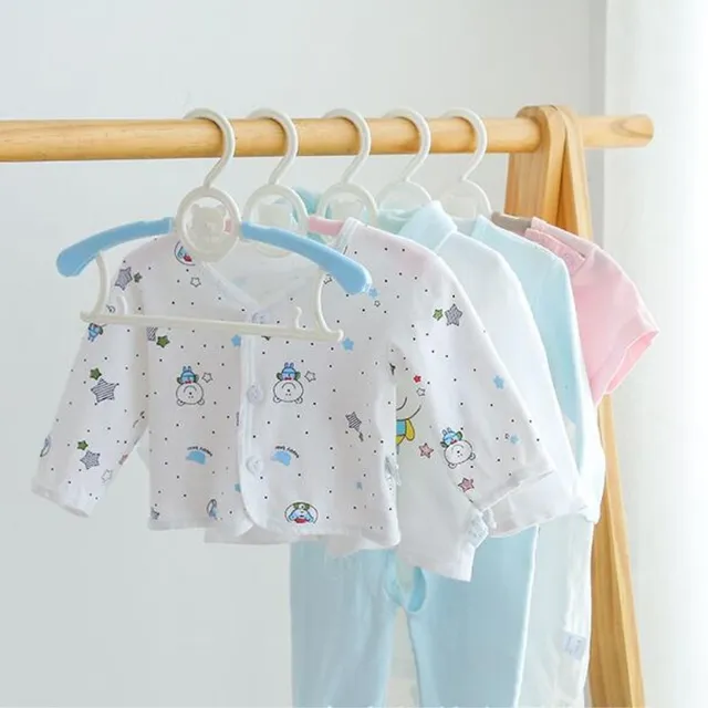 1pc Magic Multi Functional adjustable Plastic Baby Hangers Clothes