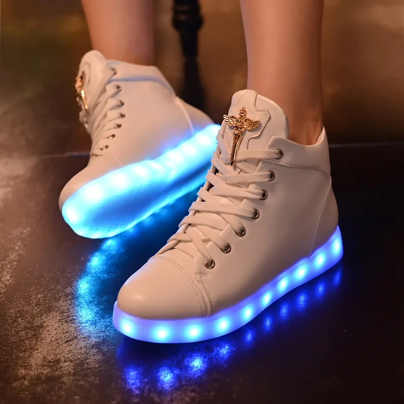 name brand led shoes