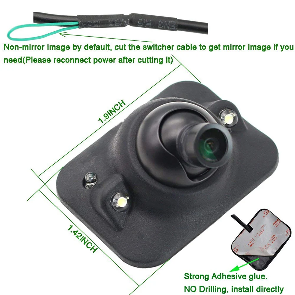 

Retrovisor com camera de reversa para auto Right blind spot system Car rear HD Waterproof Sunscreen reversing backup Camera