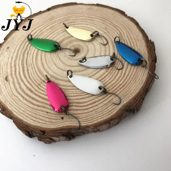 

12pcs 2.2cm 1.3g spoon lure baits, metal fishing walleyes spoon spinner baits , small fish bass spoon metal isca mini fish lure