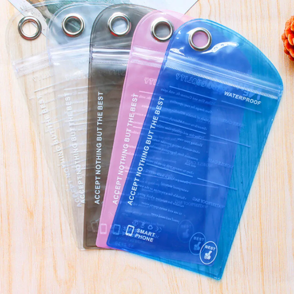 

5 pcs Swimming Surfing Waterproof Bag Outdoor Rafting Drifting Phone Card Dry Bag for Cellphone Mobile Phone
