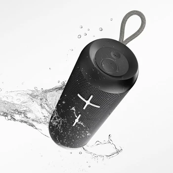 

Wireless Bluetooth Speaker IPX6 Waterproof Subwoofer TWS Connection 14W Stereo Sound AUX In with Mic Support Wireless Charging