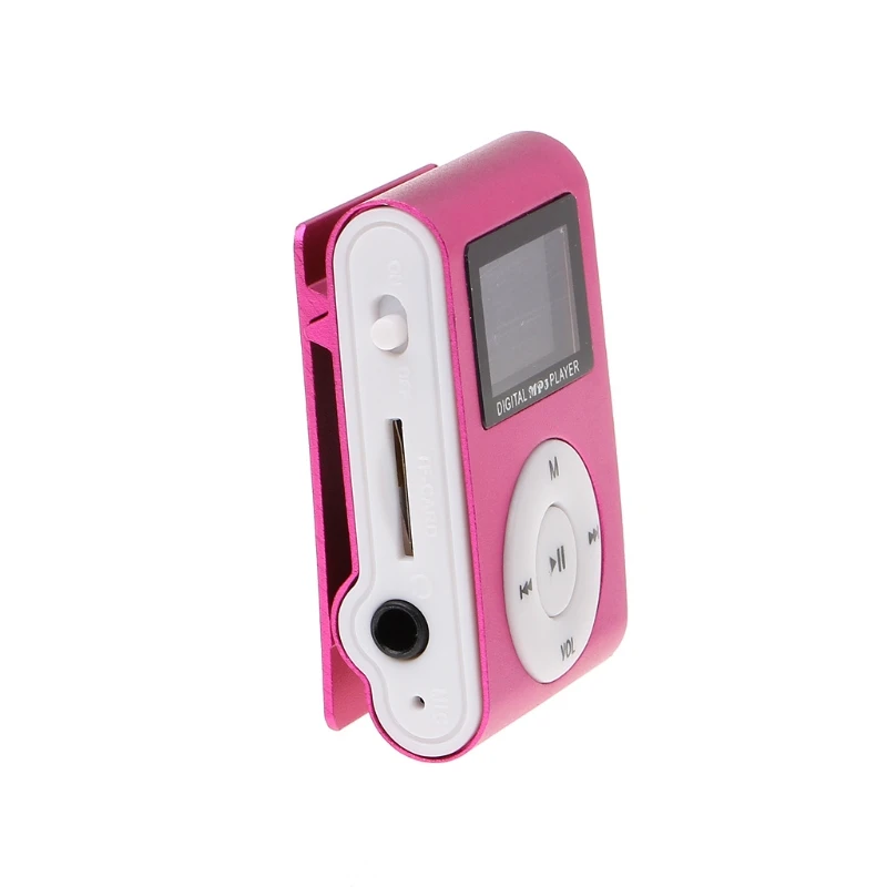 MX 801 мини USB металлический зажим Micro SD TF слот для карты ЖК экран Музыка MP3 Player