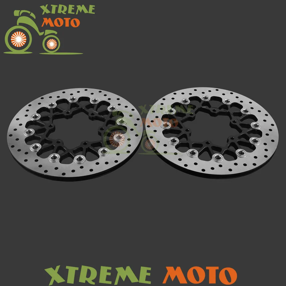 Motorcycle Front Floating Brake Disc Rotor For Suzuki GSXR600 GSXR750 2008 2009 2010 2011 2012 2013 2014 GSXR1000 2009-2014 new motorcycle front rotor brake disc for yamaha xp500 t max500 2008 2011 tmax500 530cc 2012 2014 xp530 2013 2014