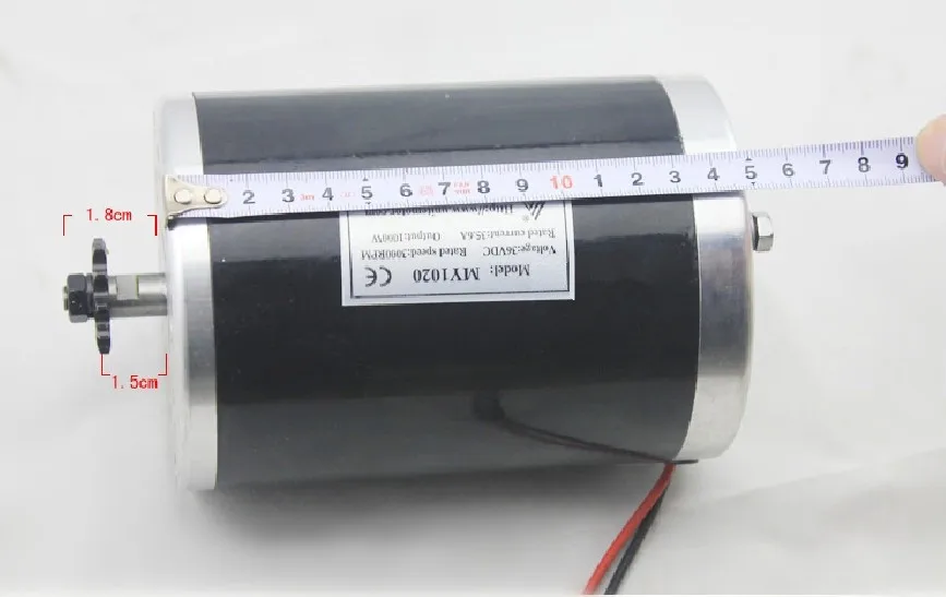 

MY1020 1000W 48V motor ,electric tricycle brush motor , DC brushed motor without Bottom plate, Electric Scooter motor