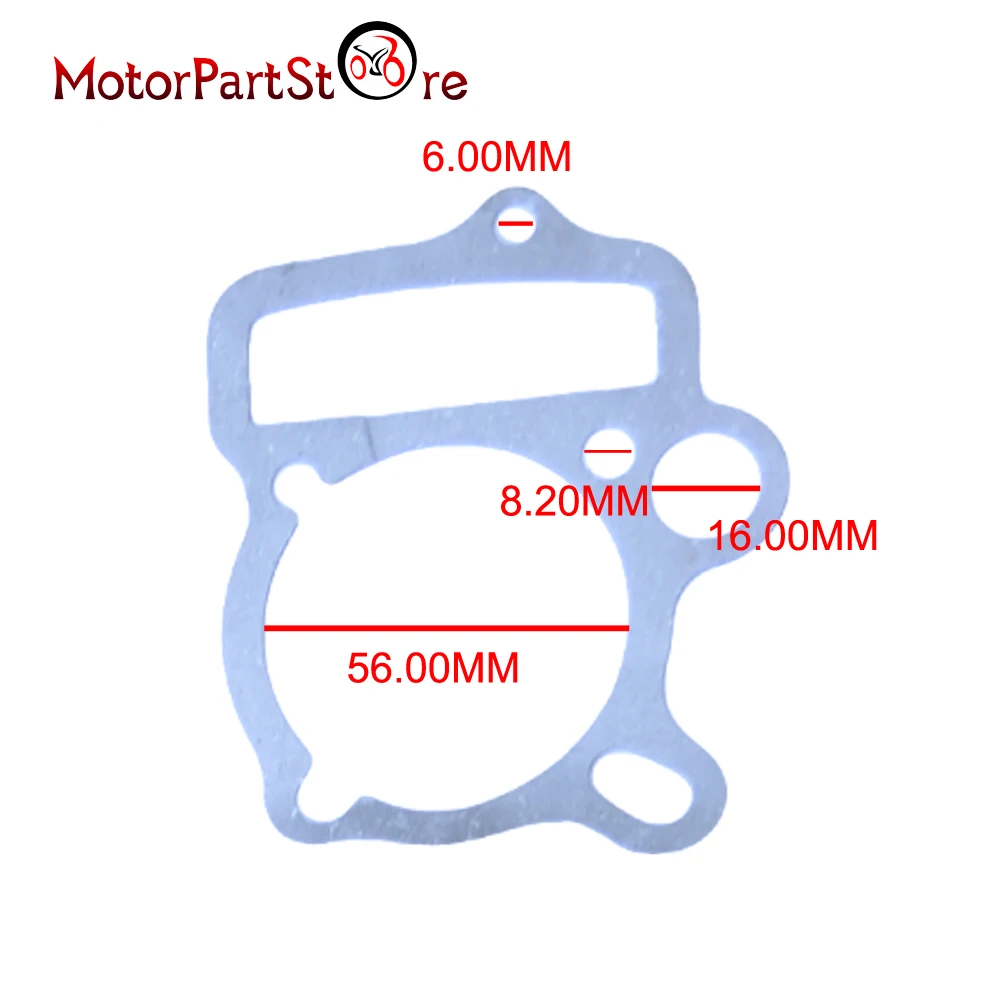 Комплект прокладок поршневого кольца цилиндра для Honda CRF70 CT70 TRX70 XR70 ATC70 S65 70cc Dirt Pit Bike ATV Quad части двигателя мотоцикла