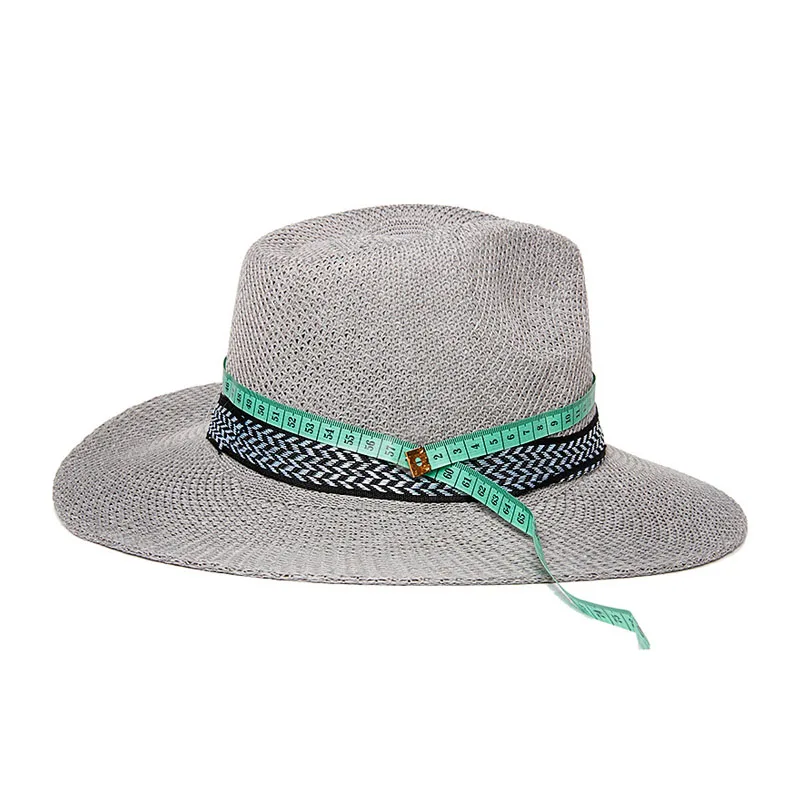 Новые Летние повседневные солнцезащитные кепки для женщин, модная соломенная шляпа для мужчин, Пляжная соломенная шляпа-Панама, и розничная