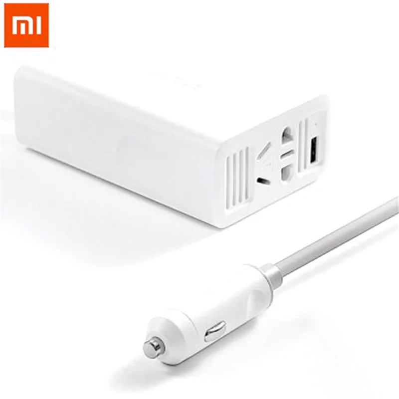 

Xiaomi Mijia SMARTMI 100W Portable Car Power Inverter Converter DC 12V to AC 220V with 5V/2.4A USB Ports Car Charger Socket