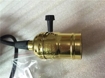

new arrivel vintage pendant lights Knob switch Gold Silver Gray AND Copper 110-220v retro lamps for bar pub cafe
