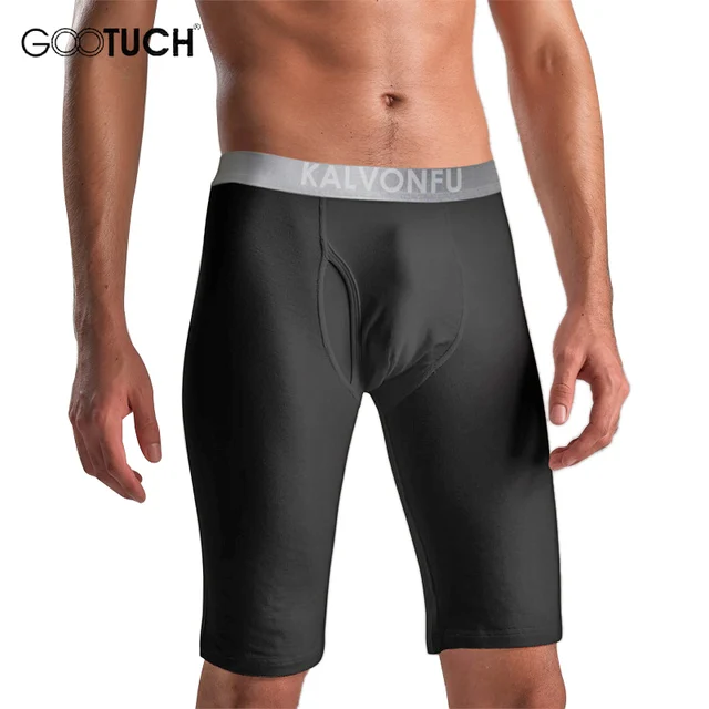 Compression Underwear Mens Long Boxer Shorts Plus Size Men Underwear