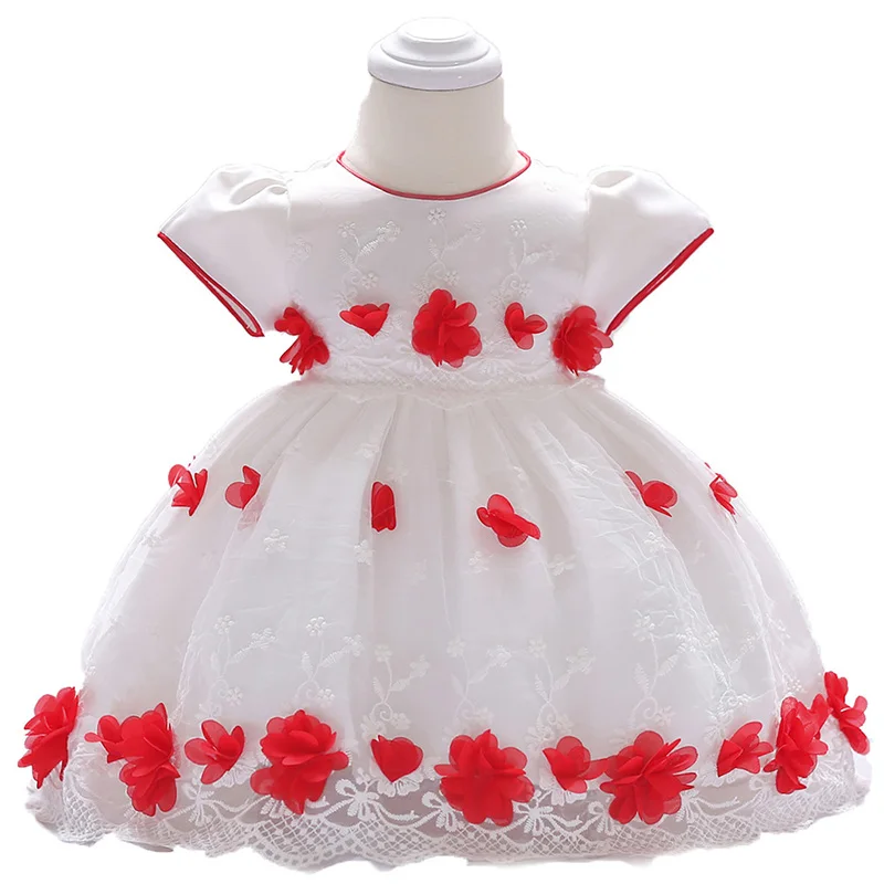 

Girl Dress Print Elegant Wedding Party Dress Toddler Party Stage Performance Formal Dress