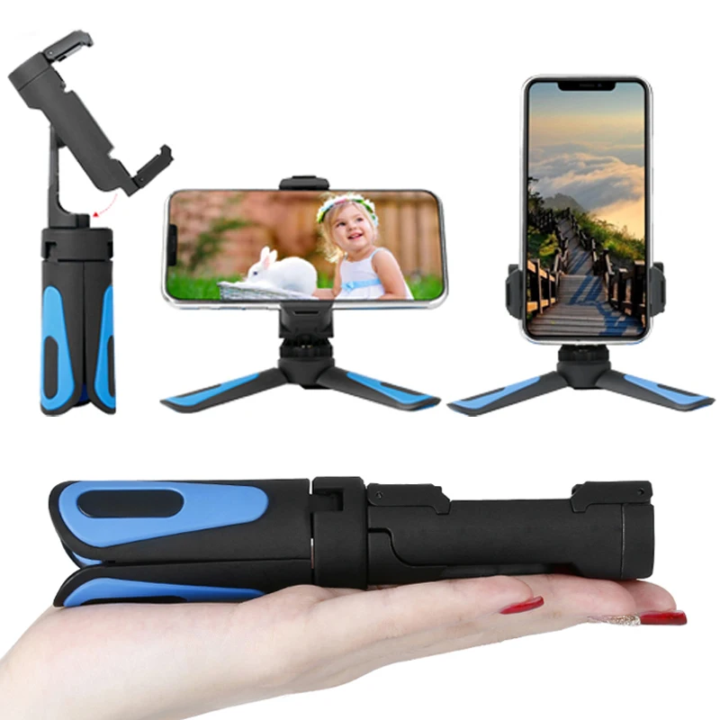 

Mini Universal Mobile Phone 360 rotation Portable Folding Desktop Stand Adapter Selfie Stick Monopod Stabilizer For Talent Live