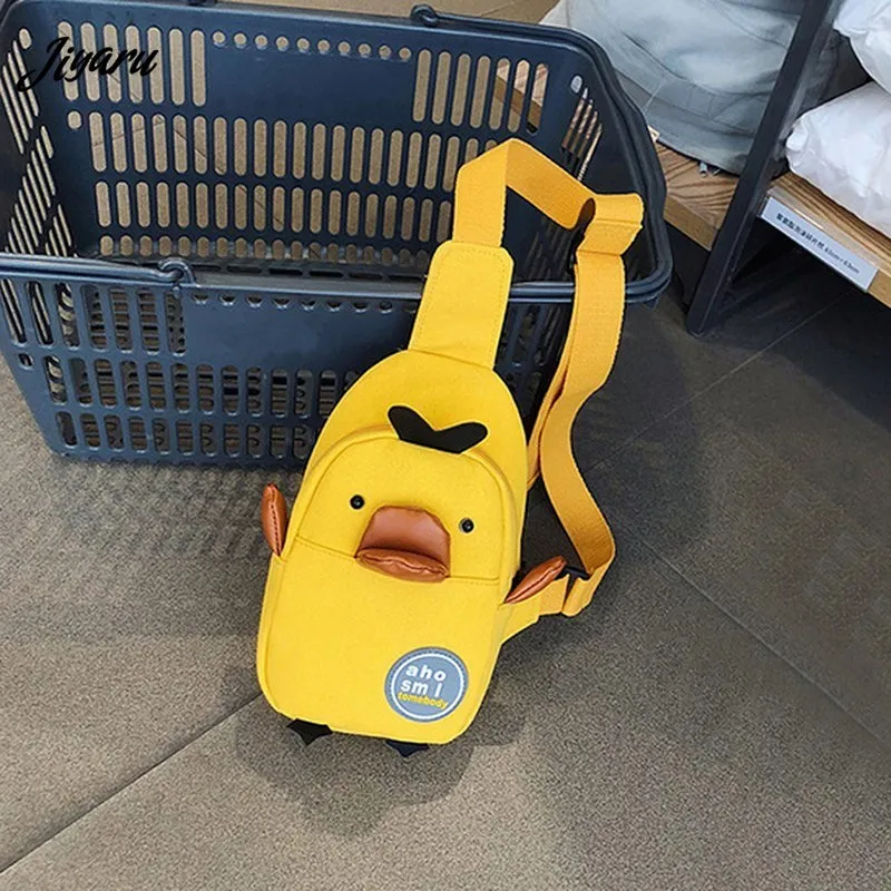 

2019 New Women Shoulder Bags Cartoon Female Crossbody Bags Cute Girls Students Chest Bag Casual Women Canvas Pouch Handbags