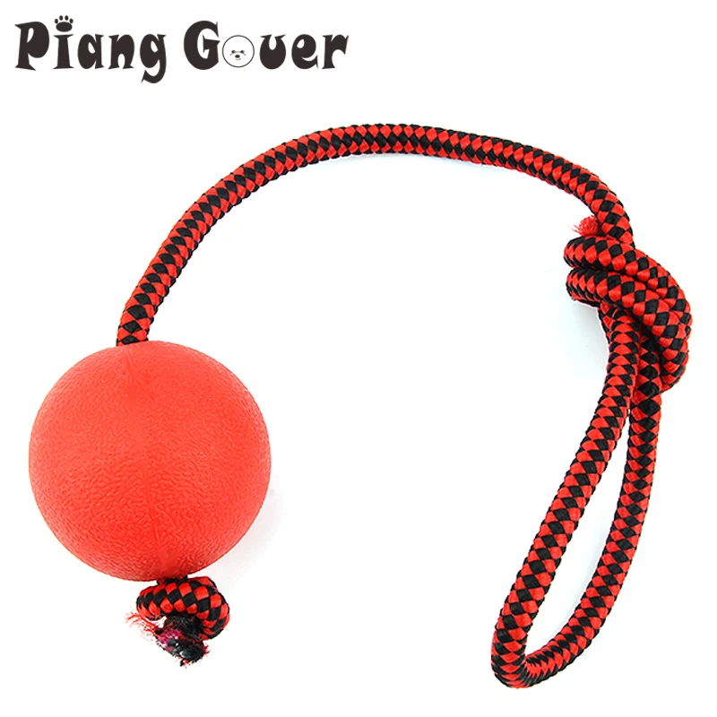 Buy Pet Tooth Cleaning Chew Red Balls Burly Rubber