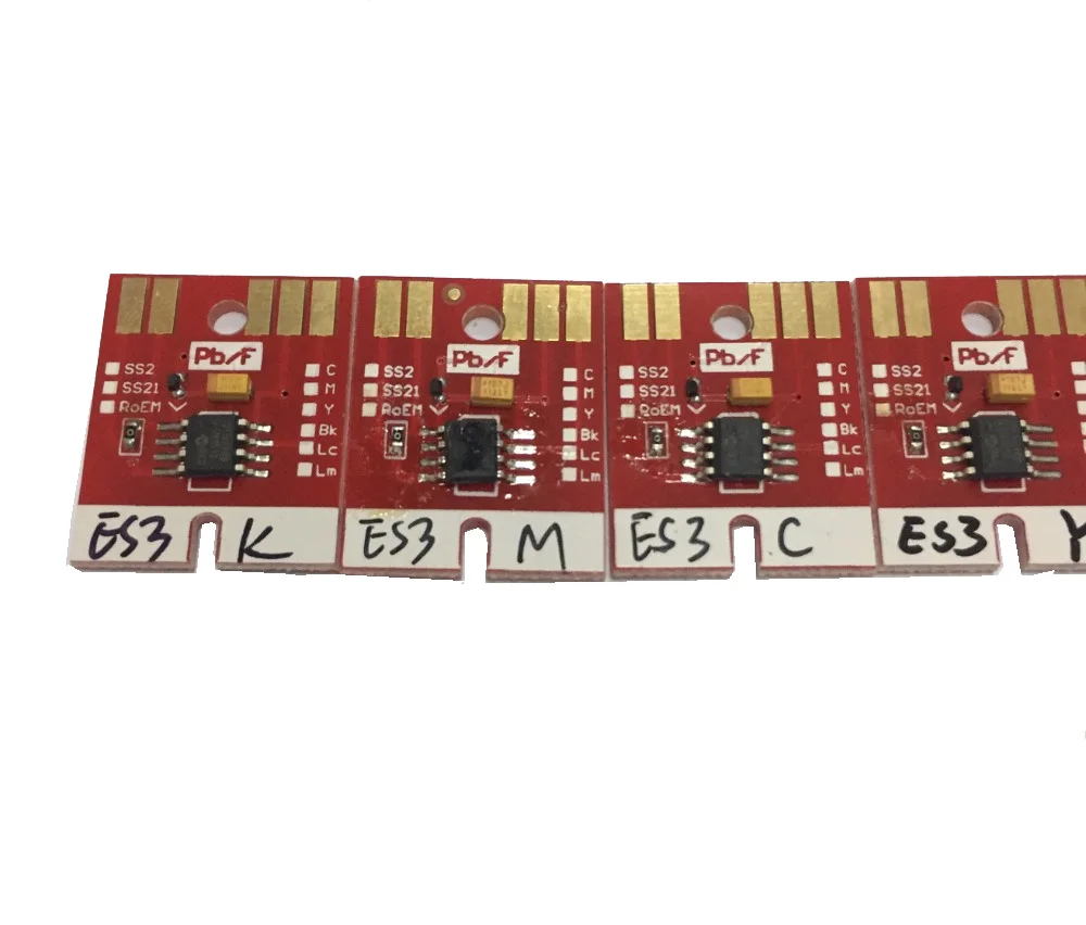 

vilaxh 4pcs Permanent chip for mimaki JV33 ES3 Ink Type for mimaki ES3 permanent ink chip for mimaki printer chips