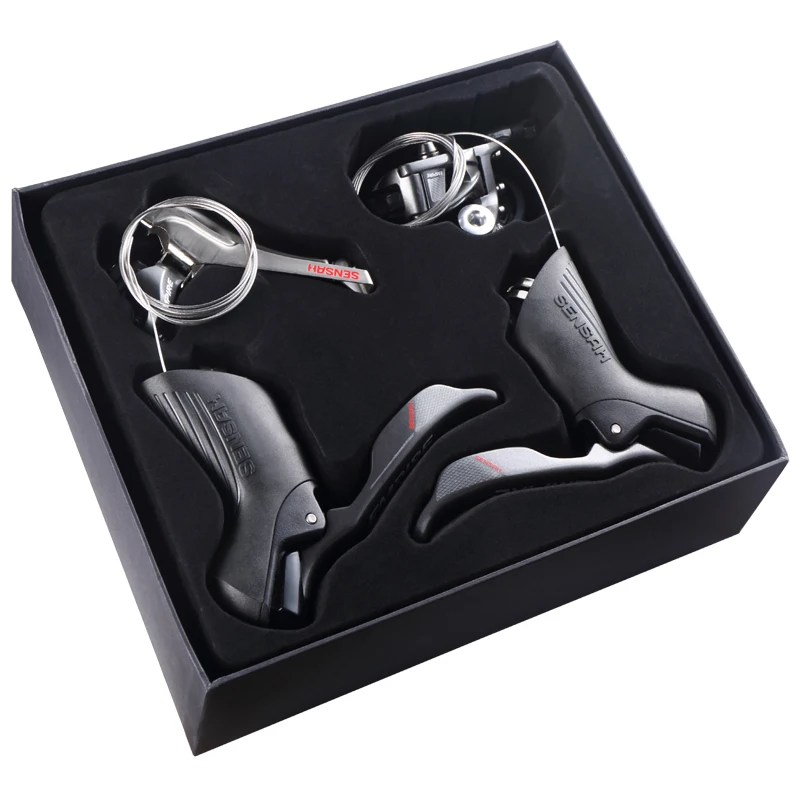 

SENSAH Road Bike Shifters Double 22 Speed Lever Brake Bicycle Derailleur Groupset Compatible for Shimano and sram rival
