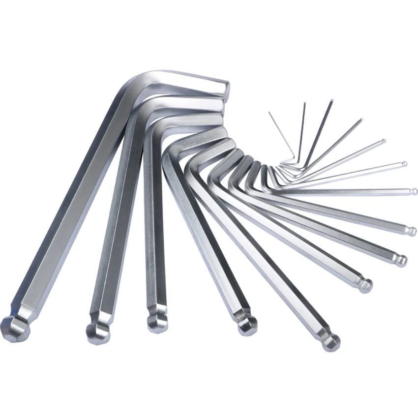 1pcs 1.5mm22mm Ball End Hex Wrench Metric Double Head Lshaped Ball
