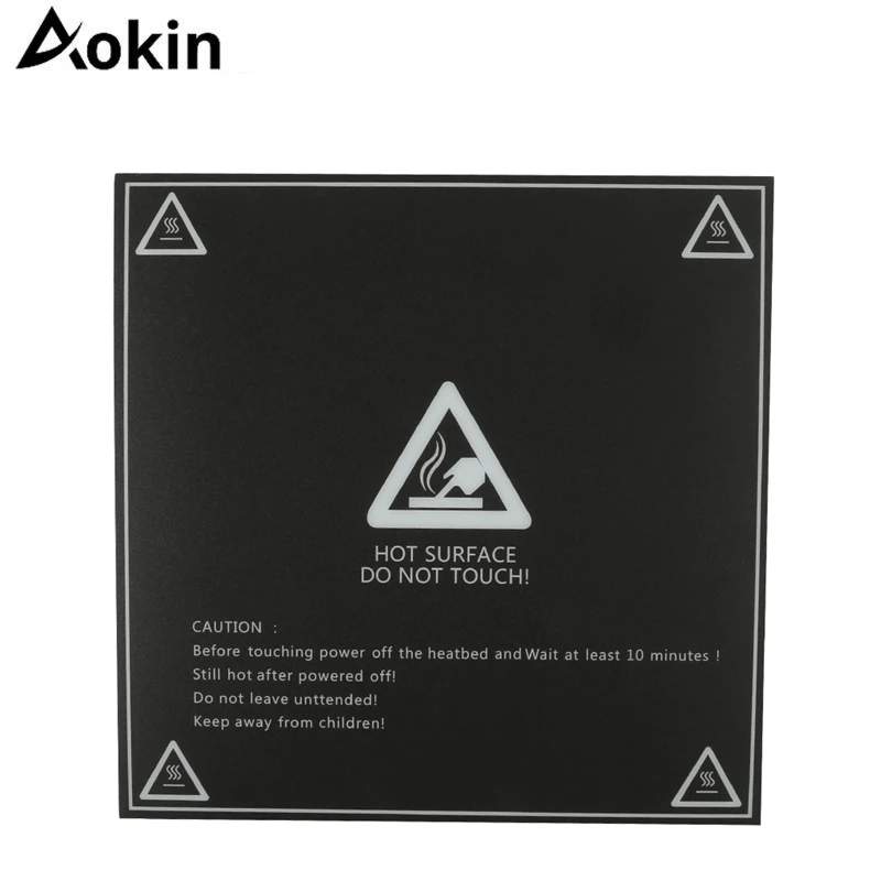 Aokin 3D принтер матовые с подогревом наклейки для кровати печать строительные