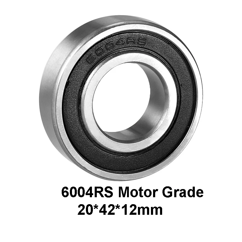4 шт./лот 6004RS радиальные шарикоподшипники 6004-RS 20*42*12 мм подшипниковая сталь