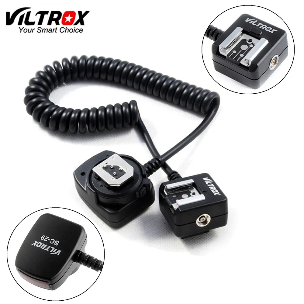 Viltrox SC 29 1M TTL Off Camera Flash Hot Shoe Sync Cord Cable for
