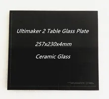 Hot Bed Table Glass Ceramic Glass Plate for Ultimaker 2 UM2 3D Printer Parts Hot Bed Table Glass Ceramic Glass Plate for Ultimaker 2 UM2 3D Printer Parts