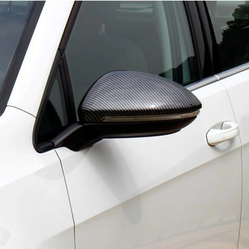 For VW Golf 7 Replacement Style Carbon Fiber Side Wing Mirror Covers For Volkswagen VW Golf 7
