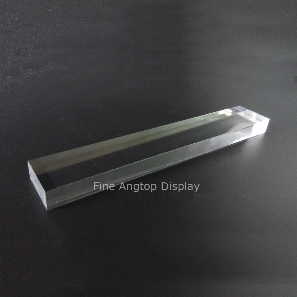 180x30x12mm Acrylic Party Display Props Transparent Rectangular Block
