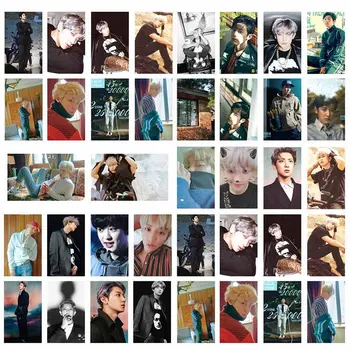 

2018 New KPOP EXO Album Self Made Paper Lomo Card Photo Card Poster HD Photocard Fans Gift Collection