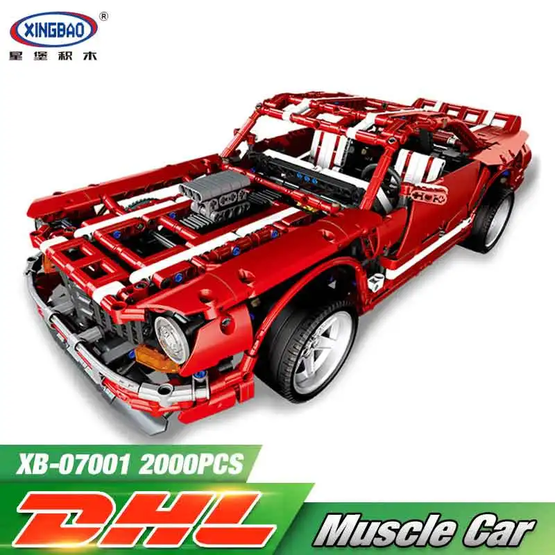 

XingBao 07001 Creative MOC Series The Muscle Car Set LegoINGys Children Educational Building Blocks Bricks Toys Model Hediye