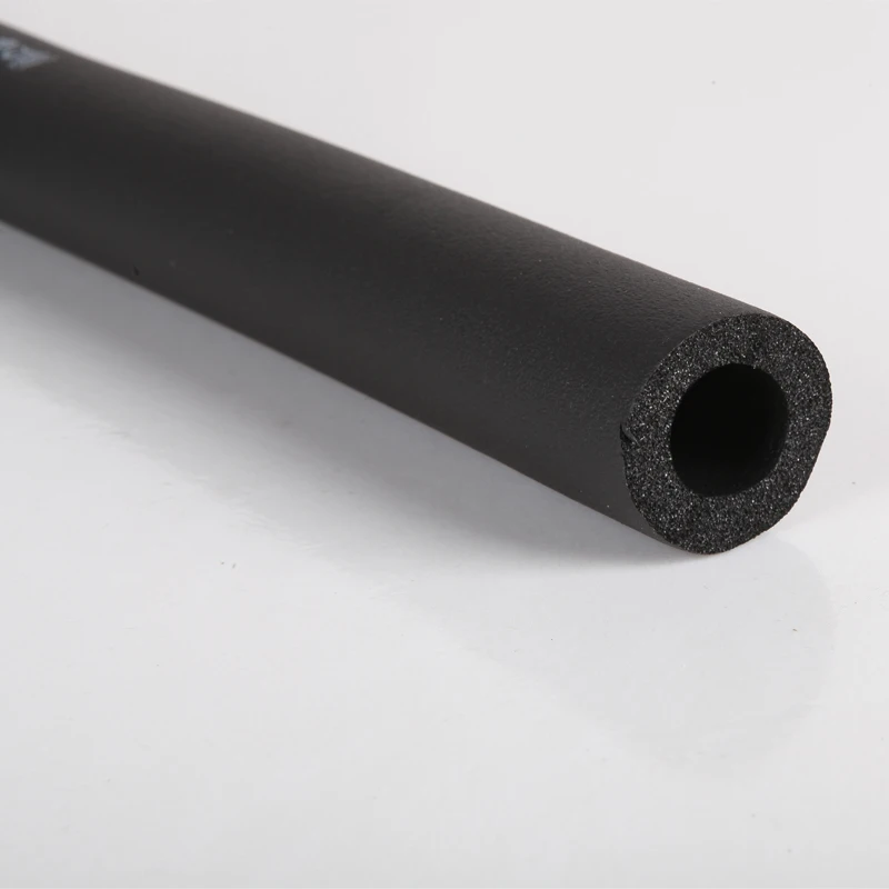 Sponge Rubber Pipe Thermal Insulation Tubular Pipeline Holder ID 6 10 13 16 20 25 32 40 50 63 75 90 110 x 7 9 15 20mm 1.6-1.8m pipe insulation sleeve
