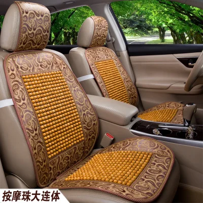 

The car seat driver bamboo conjoined summer ventilation network seat back cushion