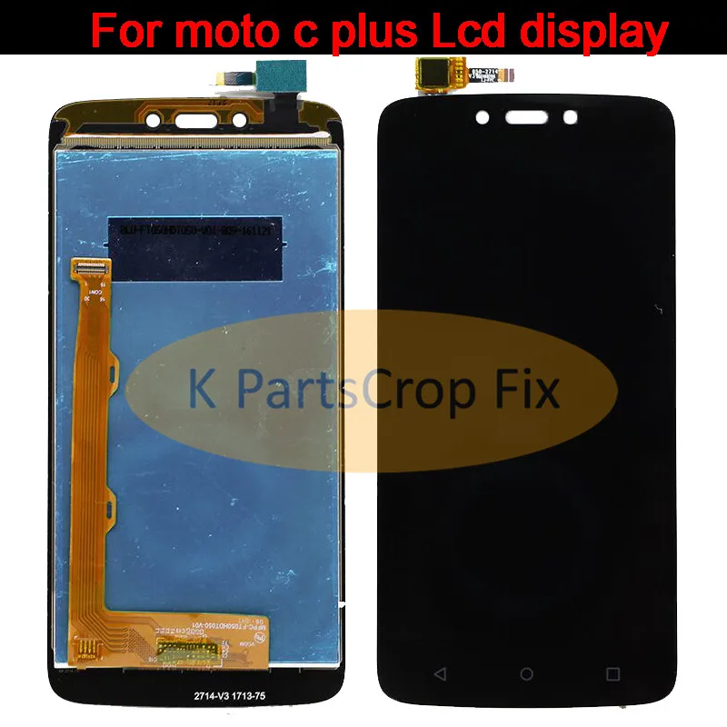 ЖК-дисплей 1280*720 для Motorola Moto C Plus с сенсорным стеклом дигитайзер в сборе запасные