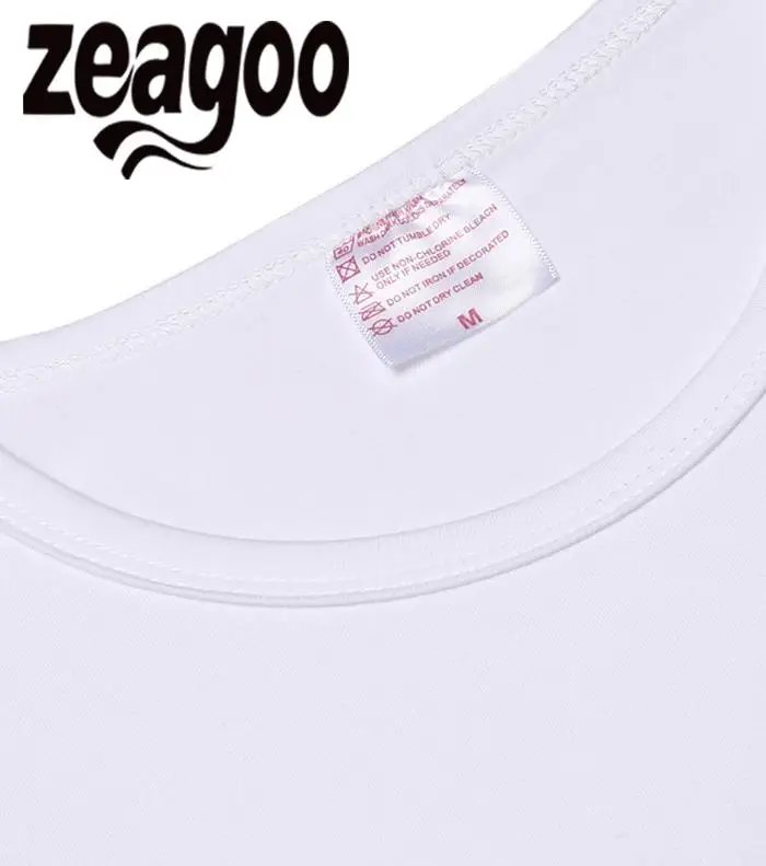 Zeagoo тонкий Повседневное экипаж шеи Для женщин Fit мягкий короткий рукав Футболка