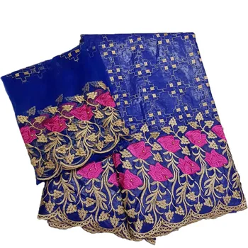 

2018 Good quality bazin riche getzner with beads Popular African bazin riche fabric for wedding dress JA88-2