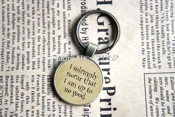

10PCS HP, I Solemnly Swear That I Am Up To No Good Keychain Keyring