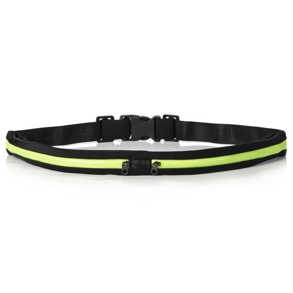 

Waist Bag Double Pocket Bag Waterproof Phone Belt Personal Purse Waist Pack Man/ Women Unisex High Qualityt Fashion Casual Bag