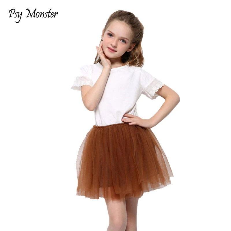 Newborn Baby Gauze Girls Fluffy Tutu Skirts Girl Dance Skirt Mesh Lace