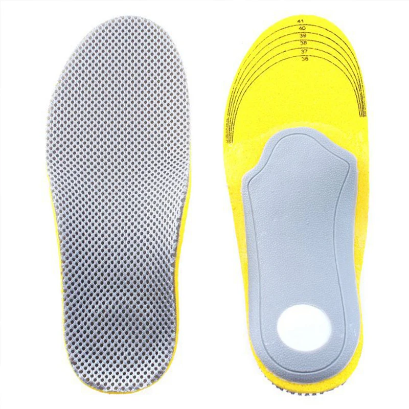 Women Comfortable Orthotic shoes Insole Cuttable Mesh Pad 3D TPU Arch
