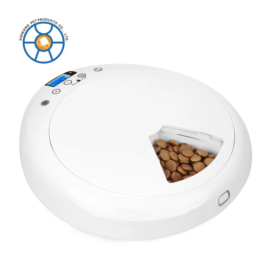 

2019 New pet automatic feeder can record timing quantitative intelligent cat and dog feeding machine